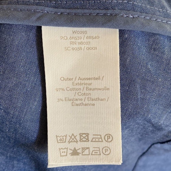 BODEN DENIM BUTTON SHIRT DRESS BELTED PLUS 16 R NEW POCKETS - Picture 11 of 11